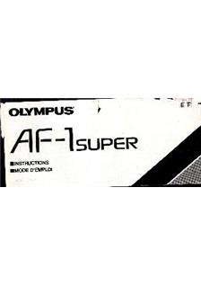 Olympus AF 1 Super manual. Camera Instructions.